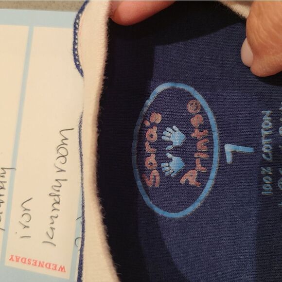 Sara's Prints t-shirt/pj top. Ella - Picture 6 of 6